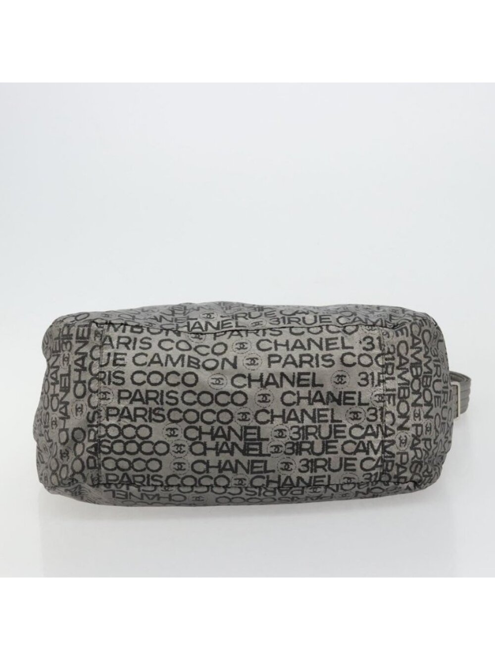 Authentic CHANEL Unlimited Shoulder Bag Coated Canvas 2way Silver CC - Picture 16 of 16
